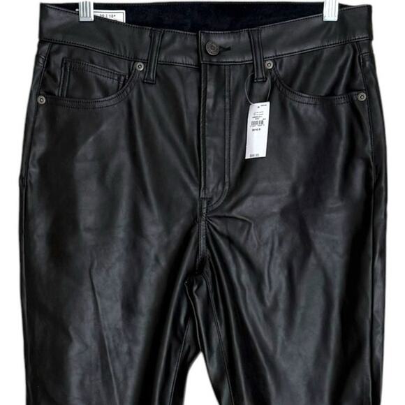 GAP Black leather pants - Picture 6 of 12
